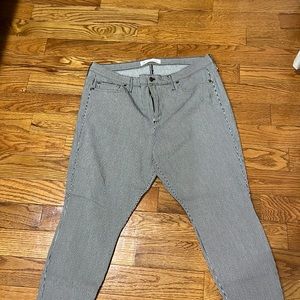 Women’s Gap True Skinny Ankle striped jeans